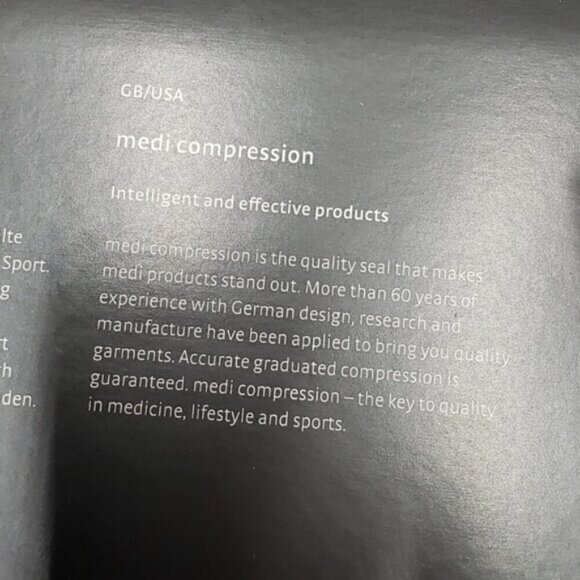 Mediven Active Compression Socks 2 Pairs  Black Class 1 Unisex NEW - Picture 4 of 13